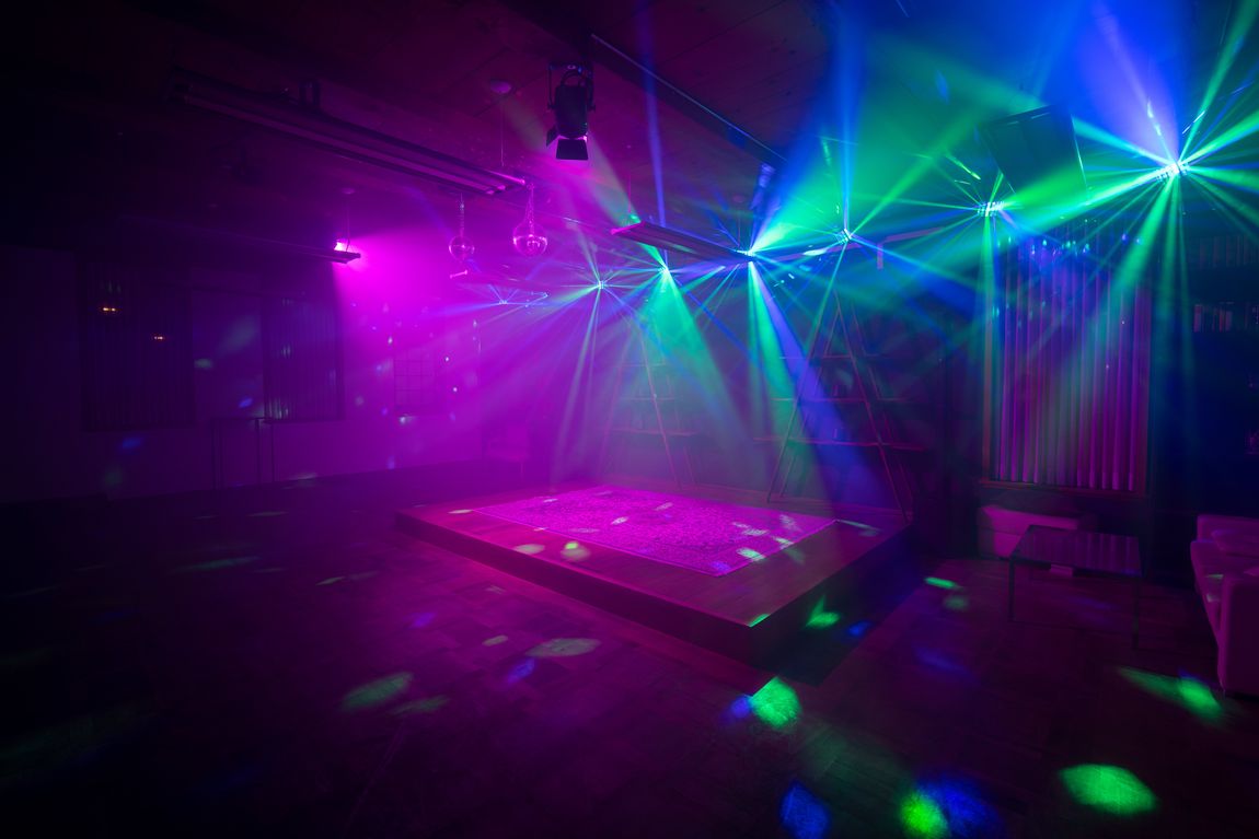 Partybereich im Scherzhaus